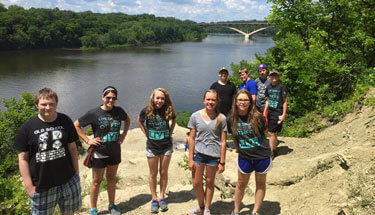 Children on youth trip